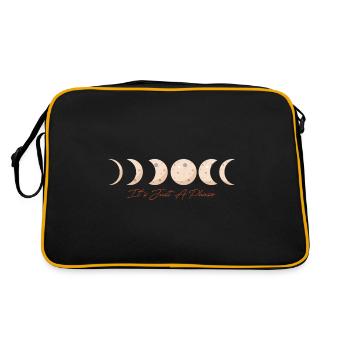 Astronomie Planètes Télescope Système Solaire Astro - Sac Retro - noir/or - Dos