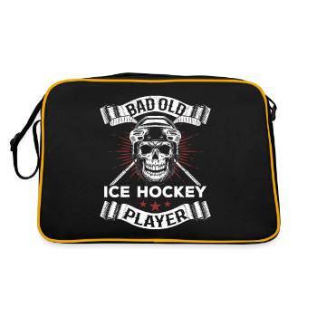Mauvais vieux joueur de hockey sur glace Joueurs de hockey sur glace - Sac Retro - noir/or - Dos