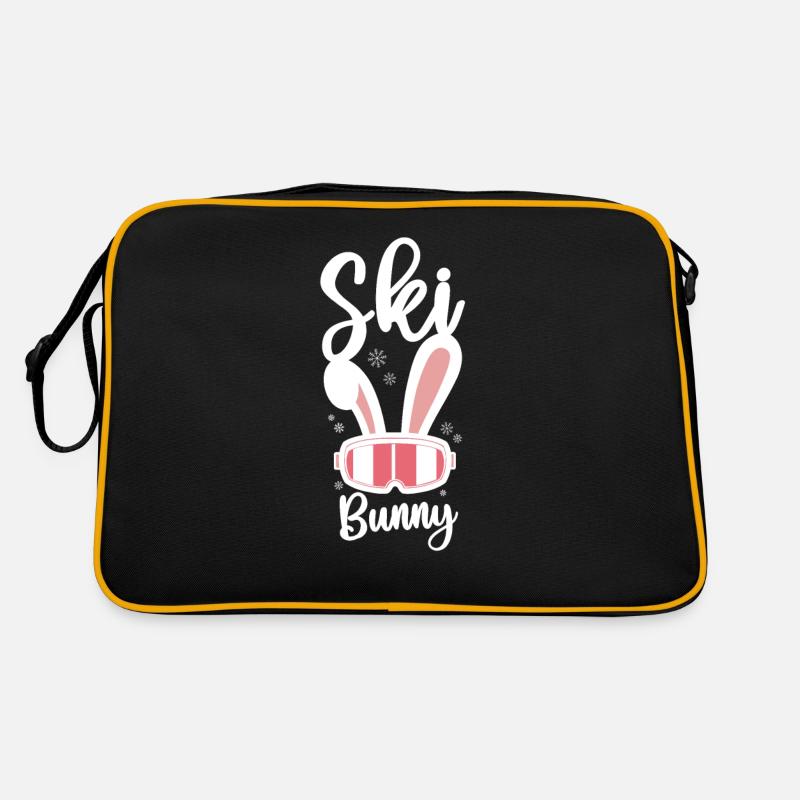 Ski Skiing Ski Retro Tasche