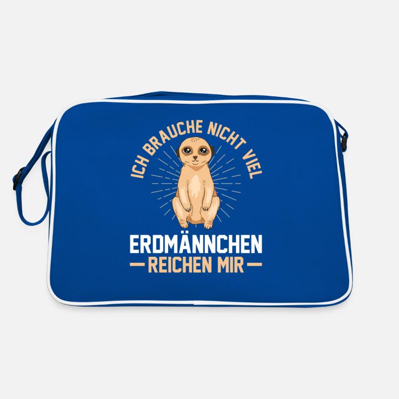 Erdmännchen Zoo Erdmännchen Retro Tasche