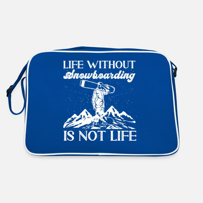 Snowboarding Snowboard Vintage Sac Retro