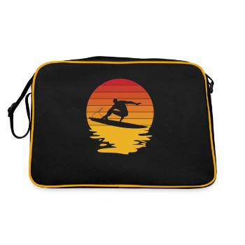 Surf Surf Planche de surf Surf Surf Surf - Sac Retro - noir/or - Dos
