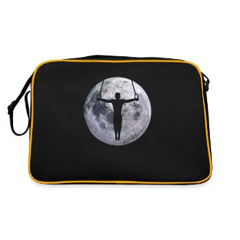 Calisthenics Street Workout Gymnastik Fitness - Retro Tasche - Schwarz/Gold - Hinten