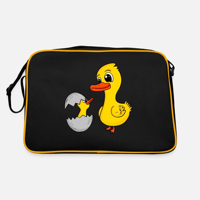 Canard avec bébé canard Sac Retro