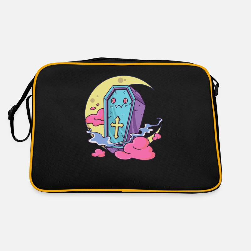 Kawaii Pastel Couleurs Gothique mignon goth Cercueil Sac Retro