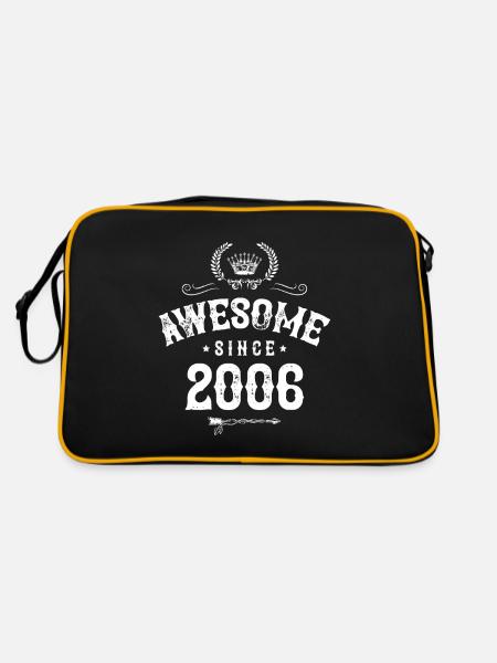 2006 génial depuis - Sac Retro - noir/or - Dos