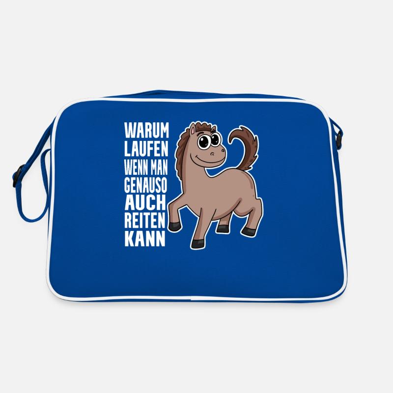 Pferd Pferde Hauspferd Retro Tasche