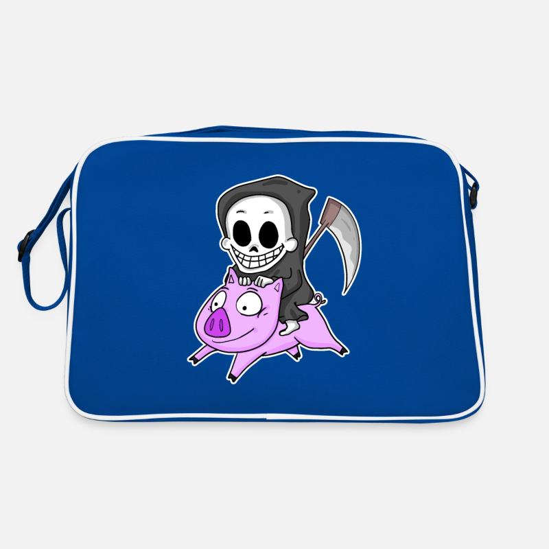 Faucheuse et Cochon Sac Retro