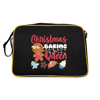 Cuire au four du pain d’épices de Noël - Sac Retro - noir/or - Dos