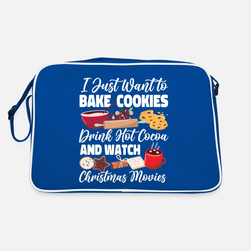 Bake Baking Christmas Cookie I Retro Tasche