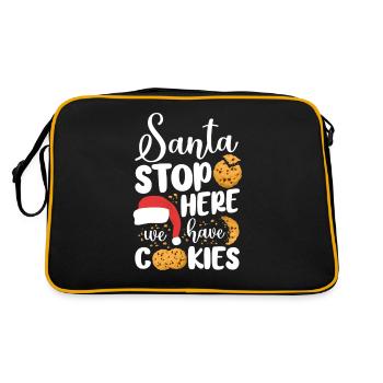 Cuire au four le biscuit de Noël Du Père Noël - Sac Retro - noir/or - Dos