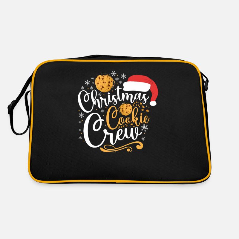 Équipe de biscuits de Noël bake Baking Sac Retro