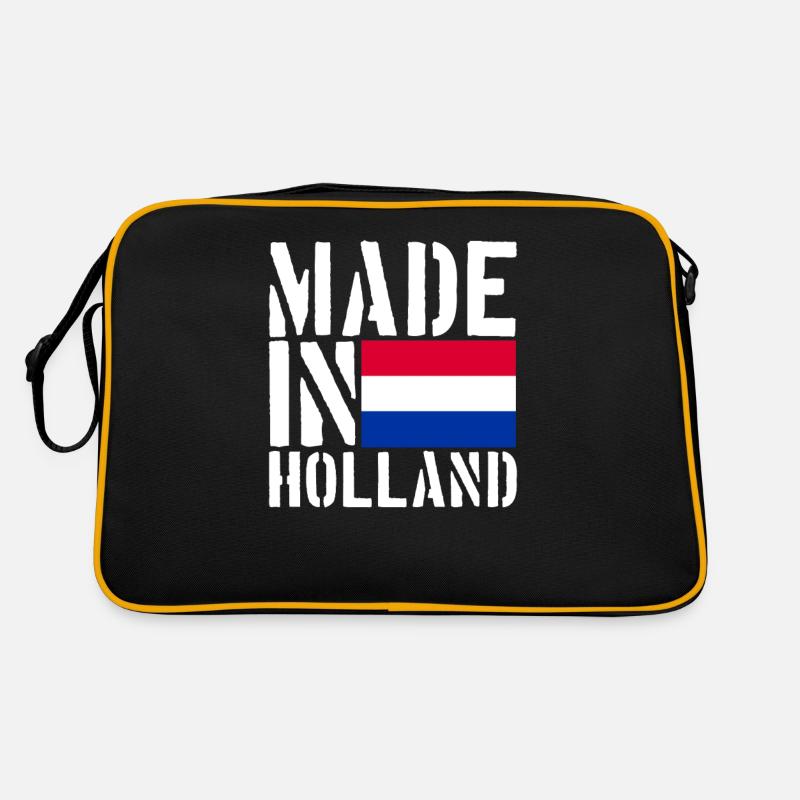 Holland Holländer Lustiger Spruch Retro Tasche