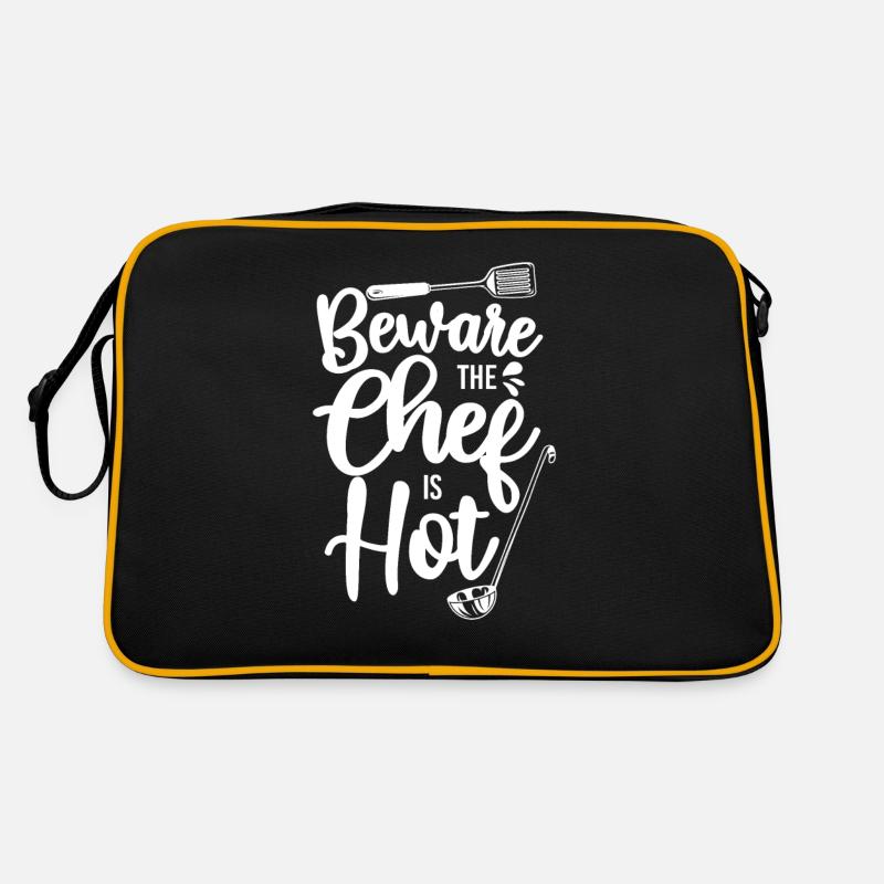 Cuisine Cuisine Cuisine Chef Méfiez-vous Sac Retro