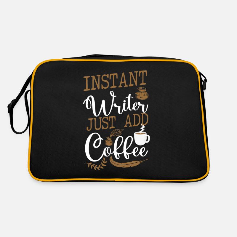 Écrire un roman de café Écrivain & Sac Retro