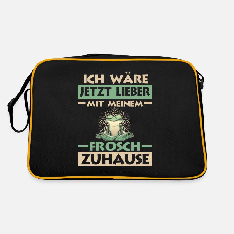 Frosch Frösche Retro Tasche