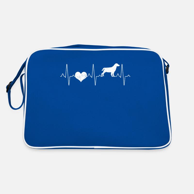 Dog Heartbeat Retro Bag