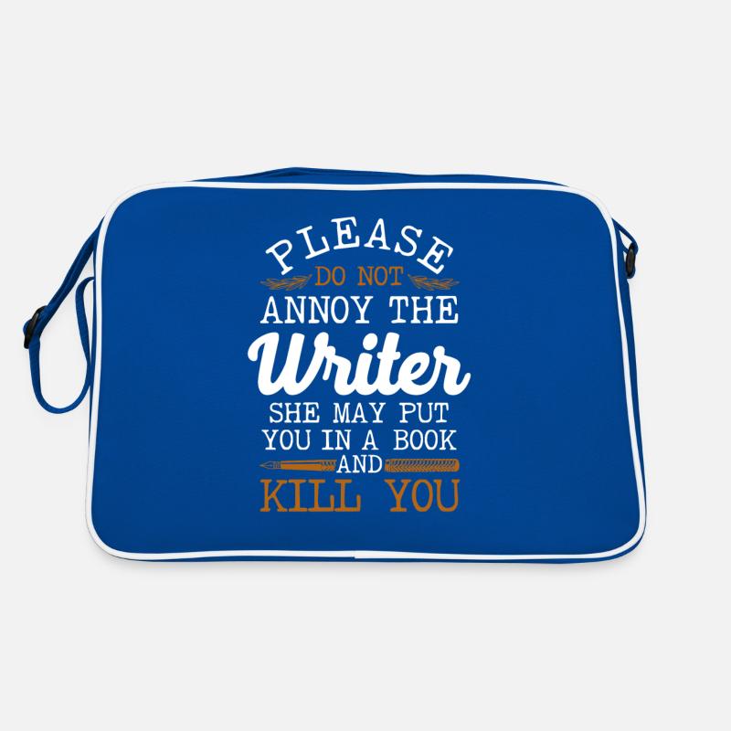 Writing Novel Writer & Published Retro Tasche