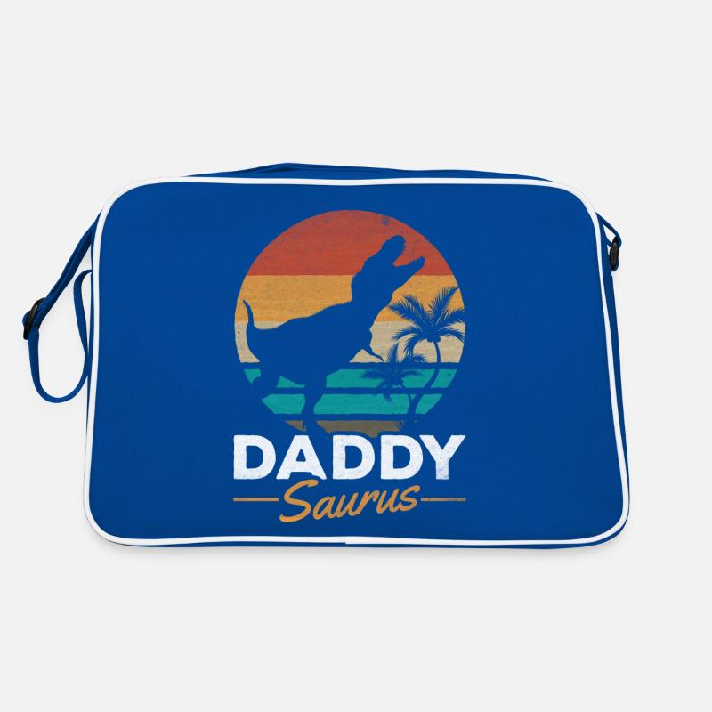 Daddysaurus Dino Papa Dino Daddy Dinosaure Daddy Sac Retro