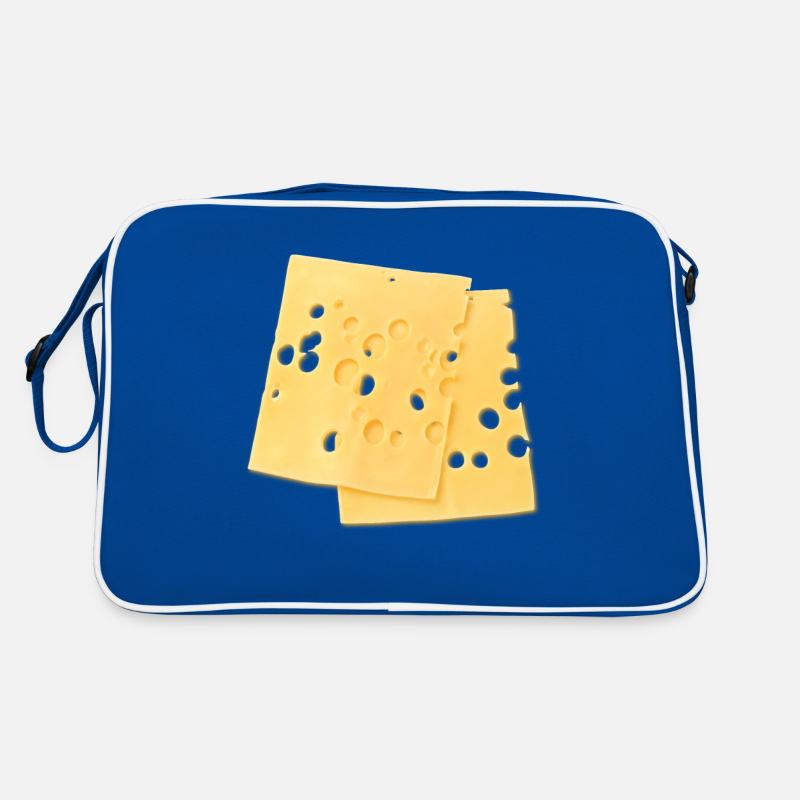 A slice of cheese for toast breakfast Retro Bag
