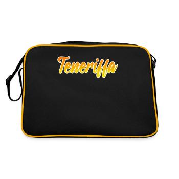 Ténérife - Sac Retro - noir/or - Dos