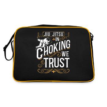 Jiu Jitsu Jiu Jitsu In Choking We - Retro Bag - black/gold - Back