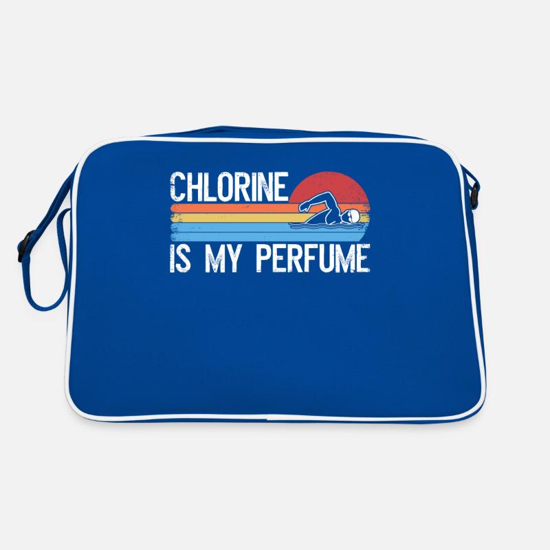Drôle de nageur Nageur Chlore Est Mon Parfum Sac Retro