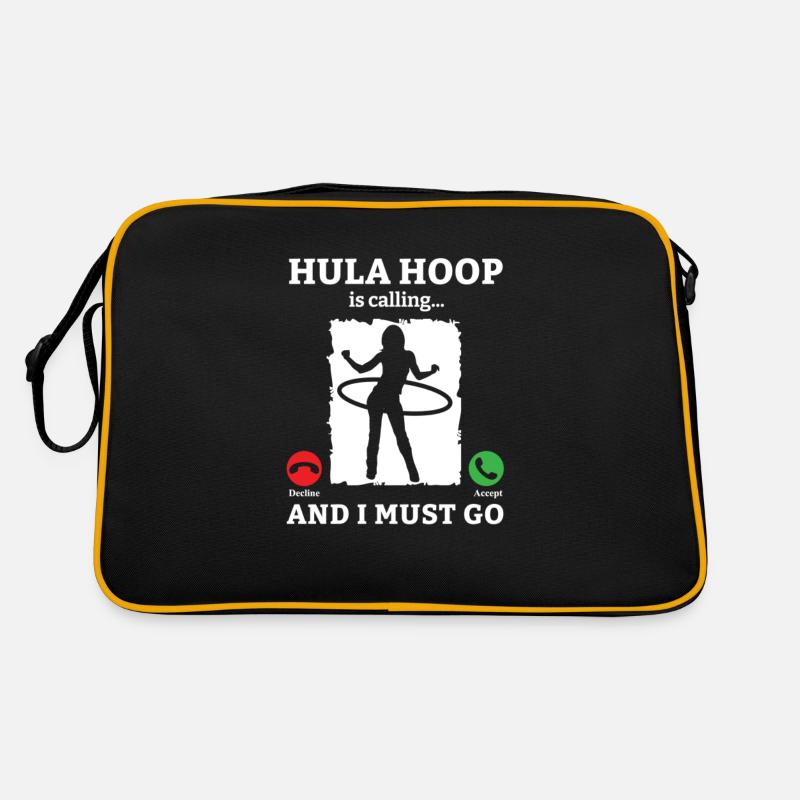 Hulahoop Hullern HulaHoop Sport Hullern Geschenk Retro Tasche