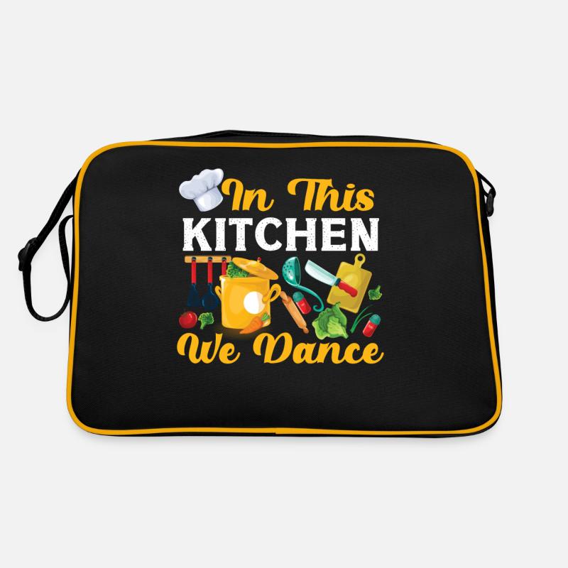 Cooking Cook Kitchen Chef In This Retro Tasche