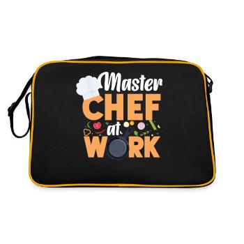 Cooking Cook Kitchen Chef Master - Retro Bag - black/gold - Back