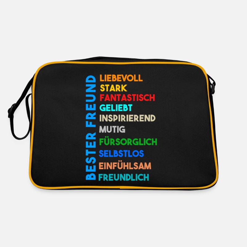 Bester Freund Retro Tasche
