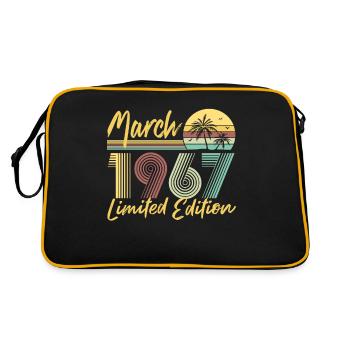 Mars 1967 Édition limitée - Sac Retro - noir/or - Dos