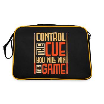 Billard Pool Billard Billardkugel Billardkö 8Ball - Retro Tasche - Schwarz/Gold - Hinten