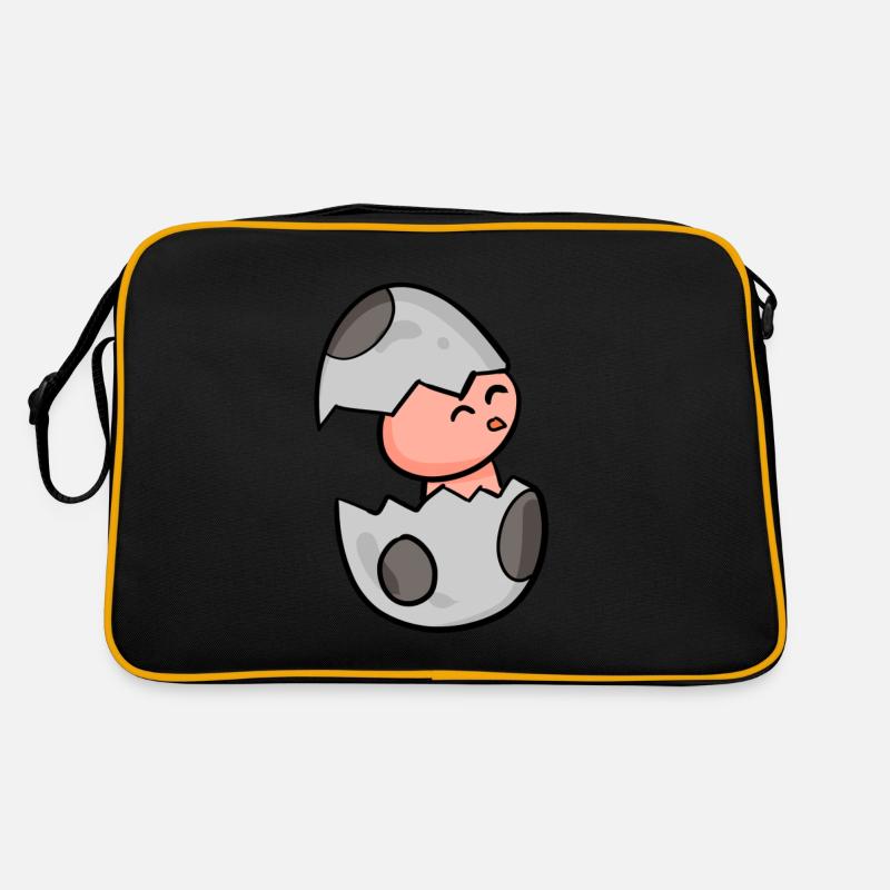Chicken Egg Motif Retro Bag