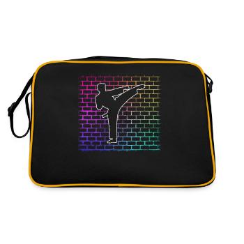 Arts martiaux Arts martiaux - Sac Retro - noir/or - Dos