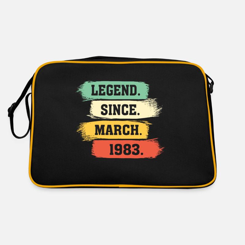 Legend Since March 1983 Retro Tasche