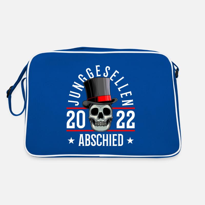 junggesellen abschied totenkopf 2022 Retro Tasche
