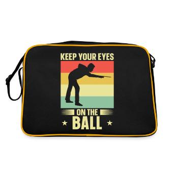 Billiards Pool Billiards Billiards Ball Billiards Cook 8Ball - Retro Bag - black/gold - Back