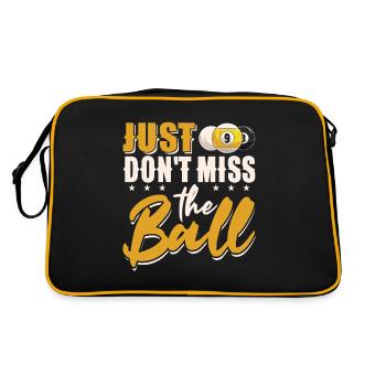 Billiards Pool Billiards Billiards Ball Billiards Cook 8Ball - Retro Bag - black/gold - Back