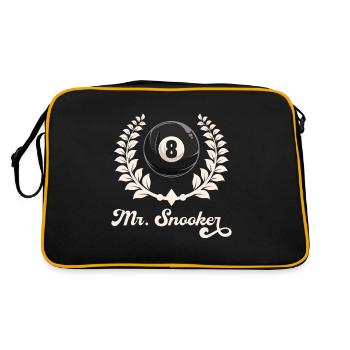 Billiards Pool Billiards Billiards Ball Billiards Cook 8Ball - Retro Bag - black/gold - Back