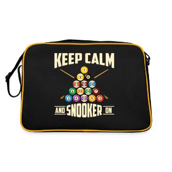 Billiards Pool Billiards Billiards Ball Billiards Cook 8Ball - Retro Bag - black/gold - Back