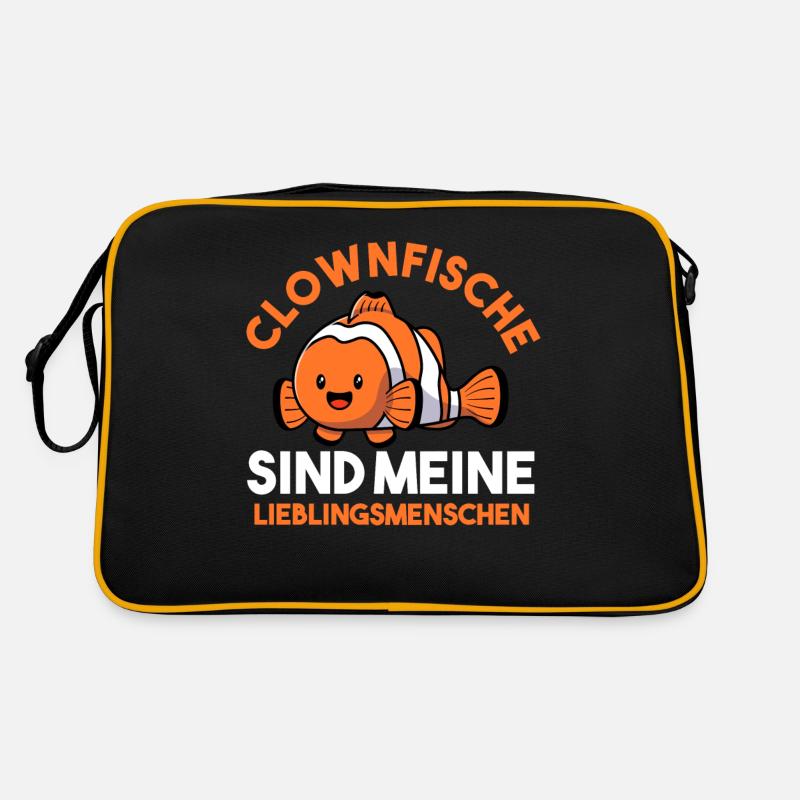 Clownfisch Retro Tasche