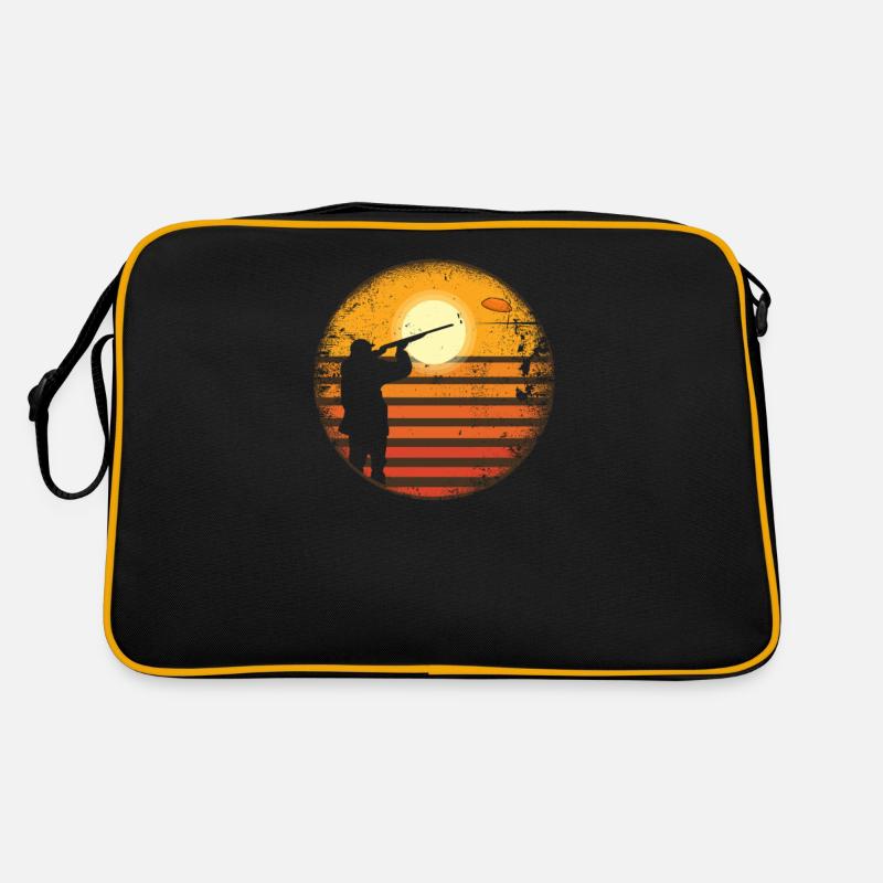 Shooting Discs Clay Pigeons Discs Retro Bag