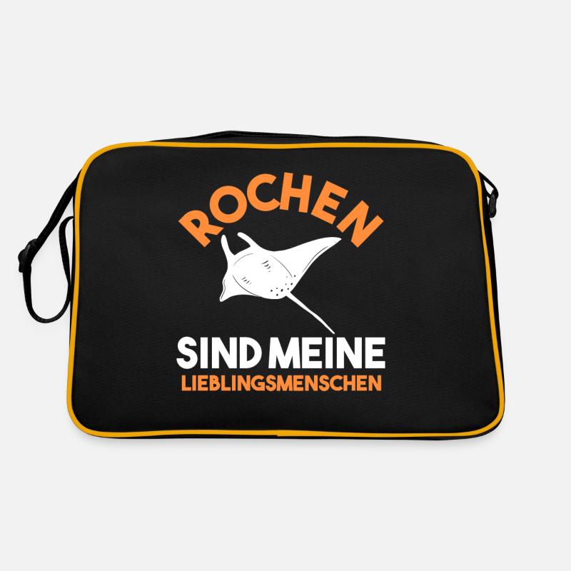 Rochen Mantarochen Retro Tasche