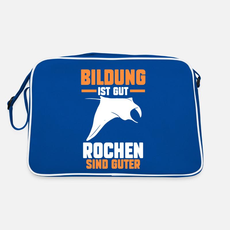 Rochen Mantarochen Retro Tasche