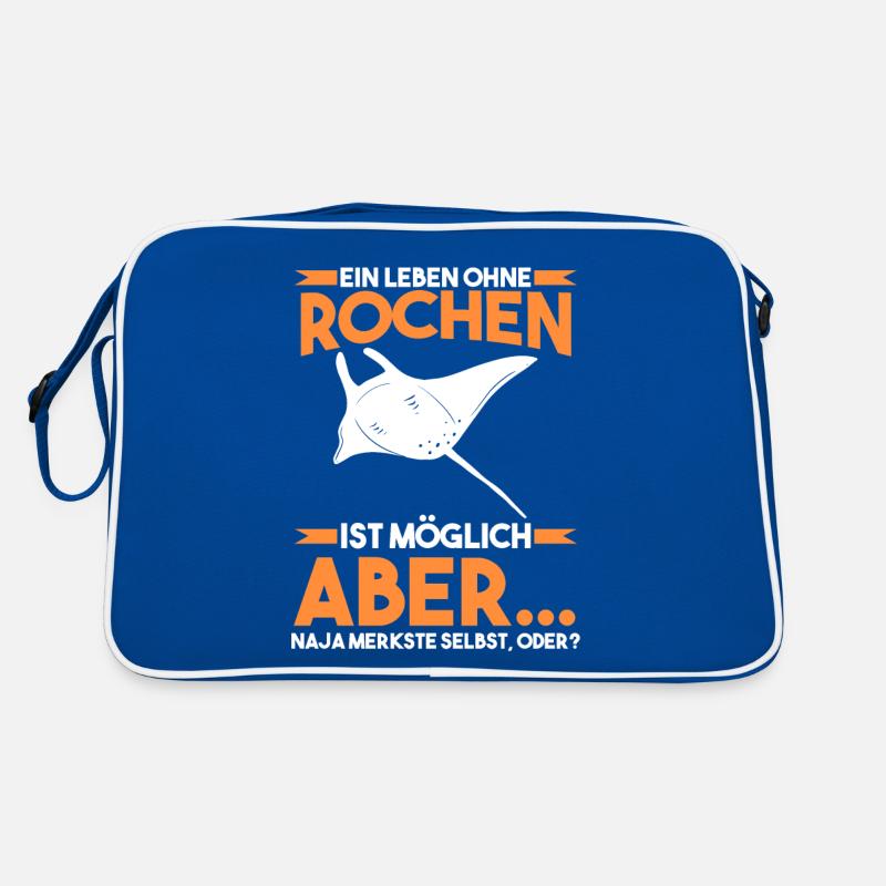 Rochen Mantarochen Retro Tasche