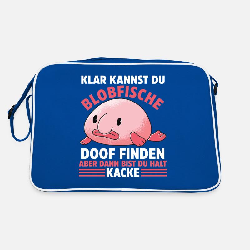 Blobfisch Retro Tasche