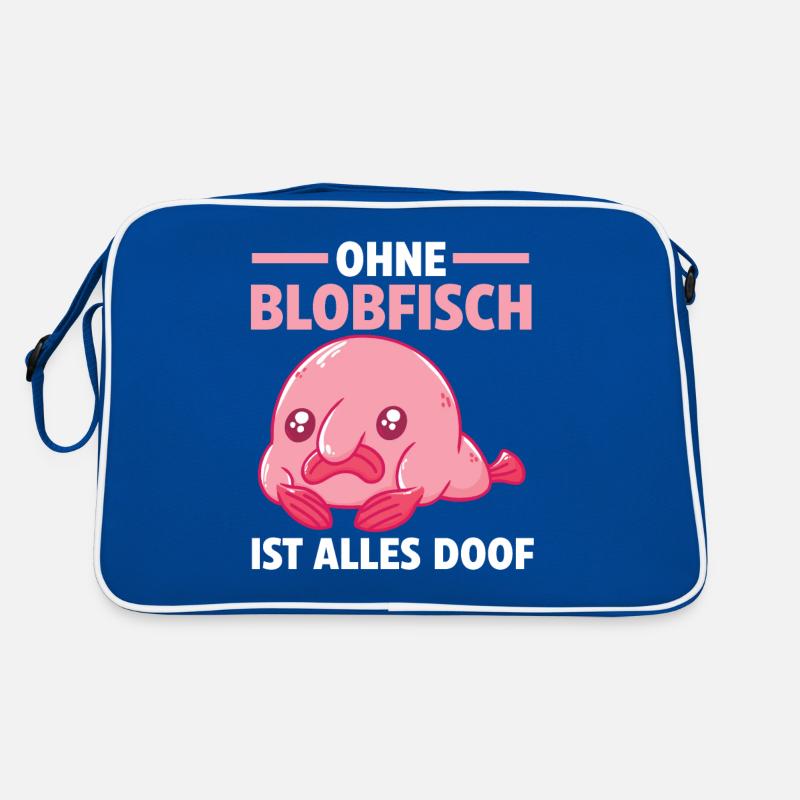 Blobfisch Retro Tasche