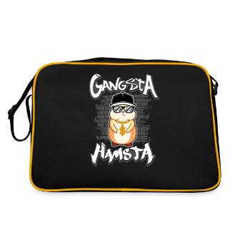Hamster Gangsta Hamsta - Sac Retro - noir/or - Dos