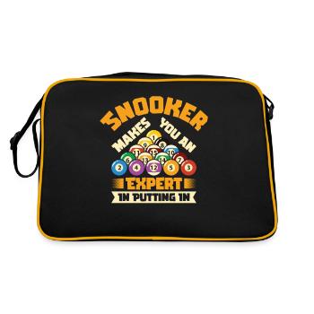 Billiards Pool Billiards Billiards Ball Billiards Cook 8Ball - Retro Bag - black/gold - Back